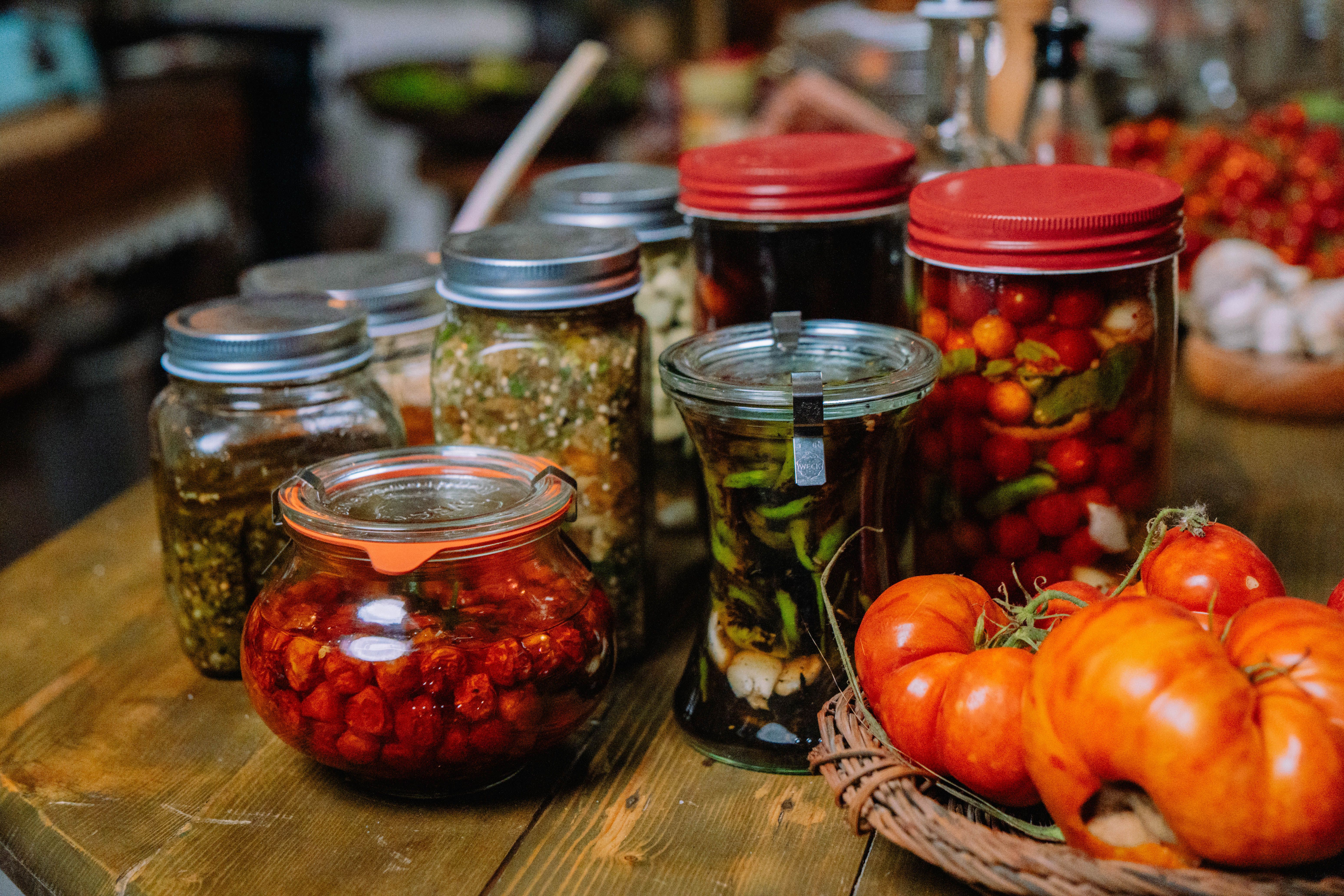 Fermentētu produktu degustācijas galds